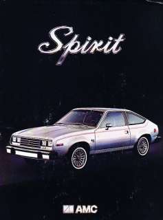 1979 AMC Spirit and AMX Deluxe Sales Brochure  