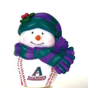  2 MLB Arizona Diamondbacks Musical Light Up Snowman 