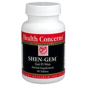  Health Concerns Shen Gem Ginseng & Longan Health 