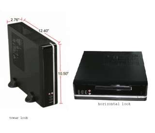   (Japanese Steel Metal) ITX ITX200A Mini ITX Media Center / HTPC Case
