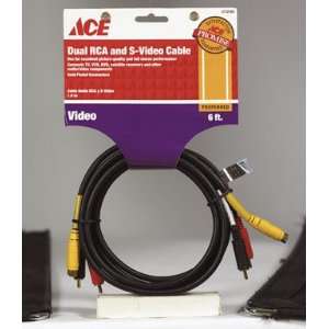  Ace Dual RCA u0026 S Video Cable (3172764) Electronics