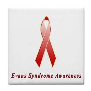  Evans Syndrome Awareness Ribbon Tile Trivet Everything 