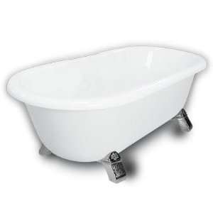   WW DM3 M2 45 CH Madeline Double Ended Clawfoot Bathtub in White, Armad