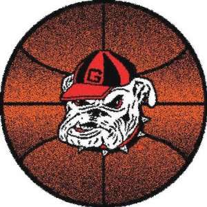  Georgia Bulldogs Basketball Rug
