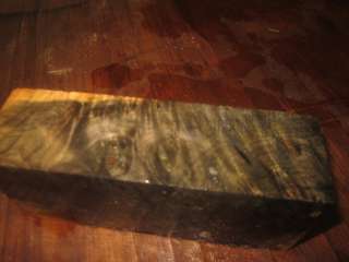 spalted Buckeye BURL turning knife scales block pen blank wood A+ 