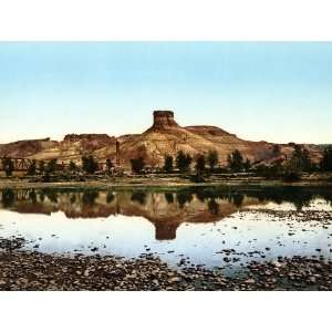 Green River Butte, Utah, 1898   Exceptional 16 x 20 print of vintage 