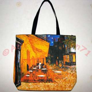 Van Gogh CAFE TERRACE New Art Bag Sling Purse Tote S, L  