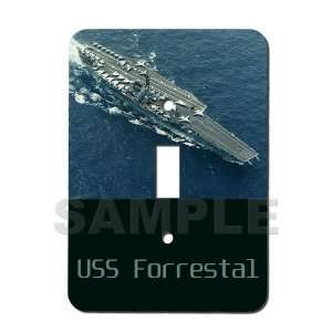  USS Forrestal   Glow in the Dark Light Switch Plate 