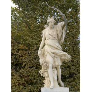  Marble Statue in Gardens, Versailles, France Stretched 