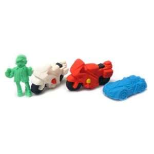  Japanese Fun 4 Piece One the Go Erasers Toys & Games