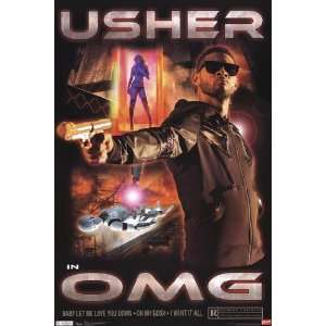 Usher   OMG 22.00 x 34.00 Poster Print