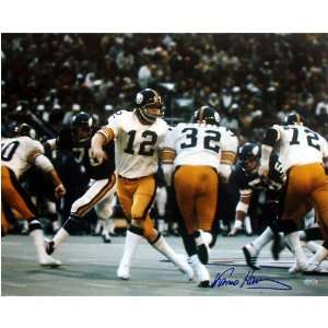 Franco Harris Pittsburgh Steelers   Run vs. Vikings   Autographed 
