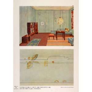  1931 Art Deco Interior Design Wall Living Room Print 