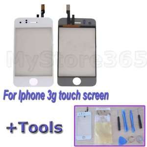 com Apple Iphone 3g White Replacement Glass Screen Digitizer + Repair 