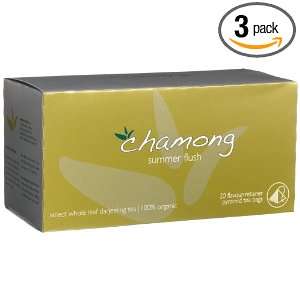 Chamong Darjeeling Tea Bags, Summer Flush, 20 Count Boxes (Pack of 3)
