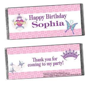  Pampered Girls Personalized Candy Bar Wrappers   Qty 12 