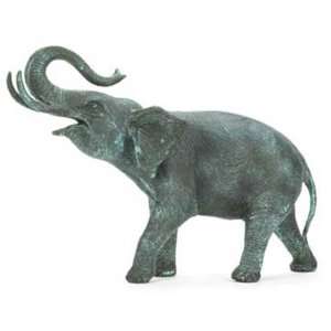  Verdigris Walking Elephant 