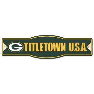  GREEN BAY PACKERS OFFICIAL 4X17 STREET SIGN Sports 