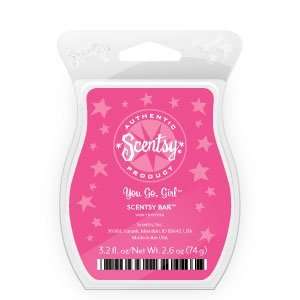  Scentsy, You Go, Girl, Wickless Candle Tart Warmer Wax 3.2 