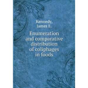   distribution of coliphages in foods James E. Kennedy Books