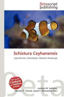   Schistura Ceyhanensis by Lambert M. Surhone 