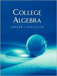 College Algebra, (0618313850), Ron Larson, Textbooks   