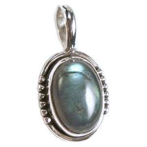   Labradorite Sterling Silver Pendant Artisan Made Fair Trade Jewelry