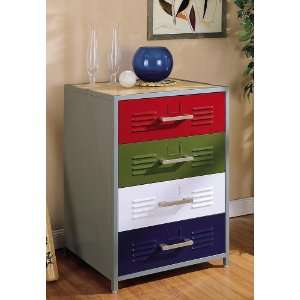  Powell Furniture 517 008   Teen Trends Primary 4 Drawer 