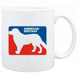    Mug White  American Brittany Sports Logo  Dogs