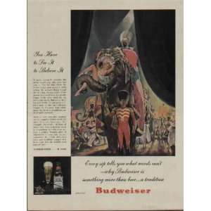   It to Believe It  1945 Budweiser Beer Ad, A2030 