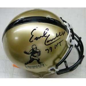  Autographed Earl Campbell Mini Helmet   Heisman Authenic 