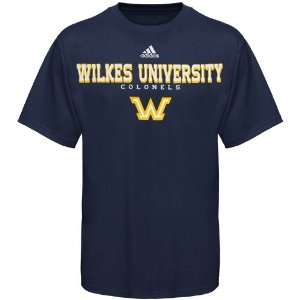  adidas Wilkes Colonels Navy Blue True Basic T shirt 