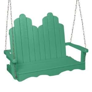  Adirondack Swing   Aruba Blue Patio, Lawn & Garden