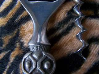 VTG Stopt Tinn Pewter David Andersen Old Norse Pattern Corkscrew 