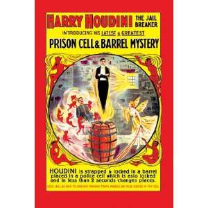  Harry Houdini   The Jail Breaker 24X36 Giclee Paper