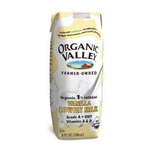 Organic Valley Aseptic Organic Vanilla Milk Low Fat ( 1x12/8 OZ 