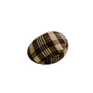  Brown Tartan Wool Cap (m/l) scottish souvenir Toys 
