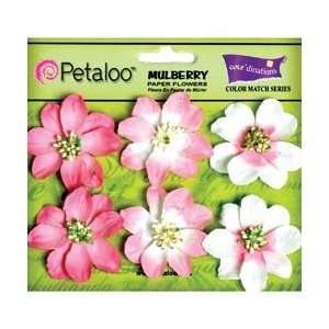  Petaloo Darice Camelia Mulberry Paper Flowers 6/Pkg In The 