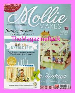 MOLLIE MAKES MAGAZINE Issue 9 Plus Needle Case by Belle & Boo FREEPOST 