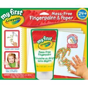  Crayola My First Crayola Mess Free Fingerpaint & Paper 