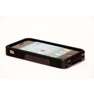  iPhone 4 or 4s Dual Guard Case   Black Cell Phones 