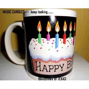  HAPPY BIRTHDAY NANCY Coffee Mug Cup MAGIC Candles Cake 