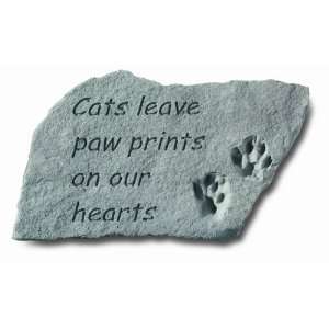  KayBerry Pet Memorial Stone Cats leave pawprints on our 