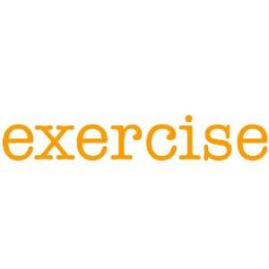  exercise Giant Word Wall Sticker