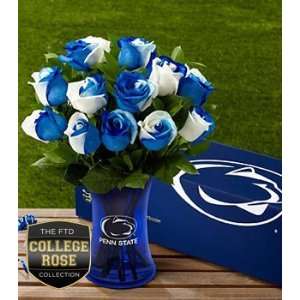 The FTD Penn State Nittany Lions Rose Flower Bouquet   12 Stems   Vase 