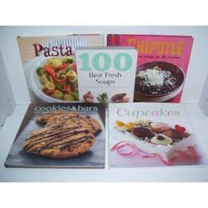  5 Love Food Recipe Cookbooks  Cookies and Bars/ Cupcakes 