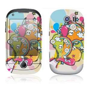 Samsung Corby Pro Decal Skin Sticker   Splashing Skulls