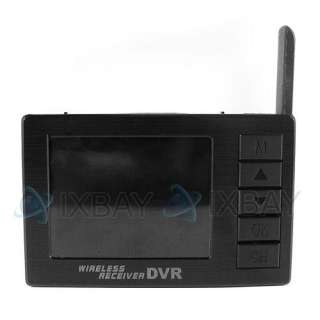 Mini Wireless Security Camera + USB Receiver + DVR Remote Control 