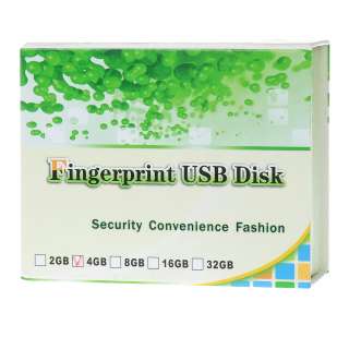 USB 2.0 safe Security Finger print Flash Drive Jump  