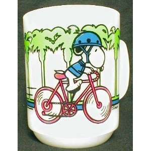  Pedal Power Snoopy Anchor Hocking mug 